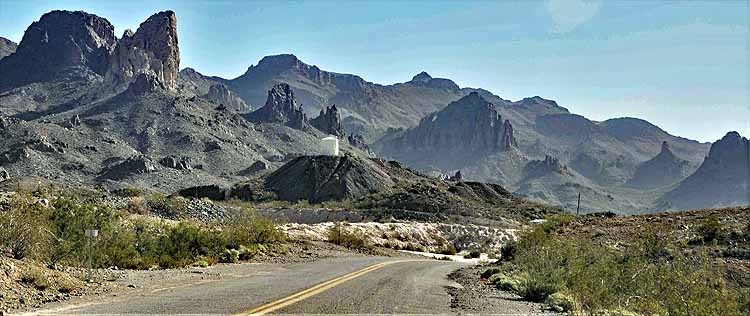mountainous scenery